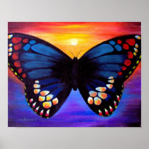 Butterfly Painting Art - Multi