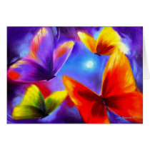 Butterfly Parade Painting Art - Multi