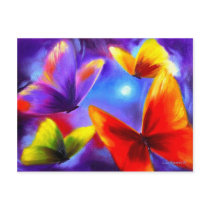 Butterfly Parade Painting Art - Multi