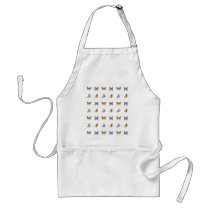 Butterfly Pattern: Vector Art Apron