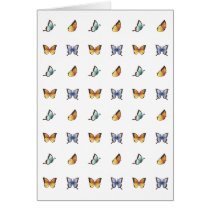 Butterfly Pattern: Vector Art Card