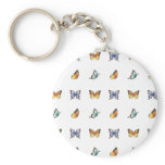 Butterfly Pattern: Vector Art keychains