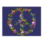 Butterfly Peace Symbol Postcards