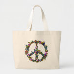Butterfly Peace Symbol Tote Bag