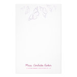 Butterfly Personal Stationery