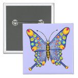 Butterfly Pinback Buttons