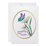 Butterfly Plant Give Thanks invitations