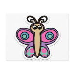 butterfly postcard