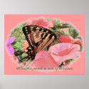 Butterfly Practice random acts of kindness Poster posters