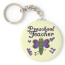 Butterfly Preschool Teacher Tshirts and Gifts Key Chain