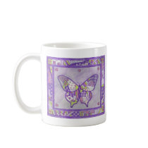 Butterfly Quilt Folk Art Mug