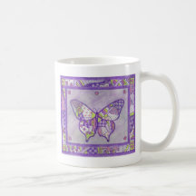 Butterfly Quilt Folk Art Mug