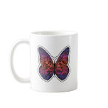 Butterfly Rainbow Ripple Coffee Mugs