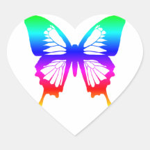 Butterfly - Rainbow Sticker