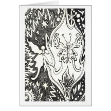 Butterfly Reflection Card