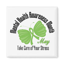 Butterfly Ribbon Mental Health Awareness Month
