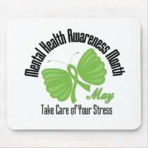 Butterfly Ribbon Mental Health Awareness Month