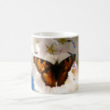 Butterfly Sakura Coffee Mug