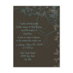 Butterfly Scrolls Wedding Invitation Post Cards
