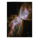 Butterfly Shaped Planetary Nebula Greeting Card