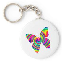 Butterfly Shaped Rainbow Twirl