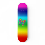 Butterfly Shaped Rainbow Twirl skateboards