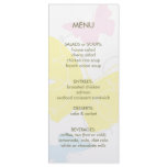 Butterfly Shower Menu