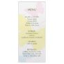 Butterfly Shower Menu