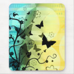 Butterfly Silhouettes Mousemats