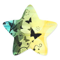 Butterfly Silhouettes Stickers