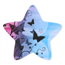 Butterfly Silhouettes Stickers
