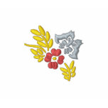 Butterfly Sleeves embroidered shirts