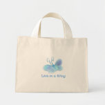 Butterfly Striped Bag