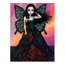 "Butterfly Sunset" Postcard