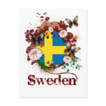Butterfly sweden postcards