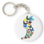 Butterfly Swirl Keychain