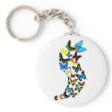 Butterfly Swirl Keychain