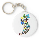 Butterfly Swirl Keychain