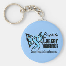 Butterfly Tattoo - Prostate Cancer Keychains