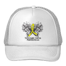 Butterfly Testicular Cancer Awareness Mesh Hats