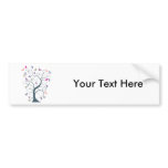 Butterfly Tree 1 ~ Butterflies Customise Template bumper stickers