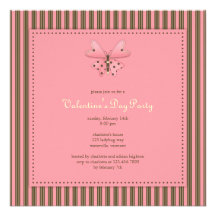 Butterfly :: Valentine's Day Party Invitation
