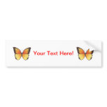 Butterfly: Vector Illustration: bumper stickers