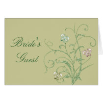 Butterfly Vine Wedding Seat Assignment Cards