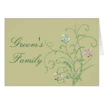 Butterfly Vine Wedding Seat Assignment Cards