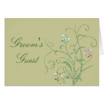 Butterfly Vine Wedding Seat Assignment Cards