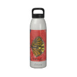 Butterfly Water bottle in watercolor