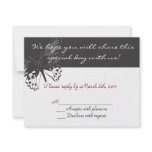 Butterfly Wedding Invitation Invite Reply response