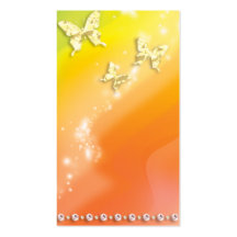 Butterfly which shines ビジネスカードテンプレート