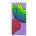 Butterfly with Rose rack cards